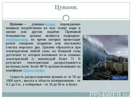 Цунами текст