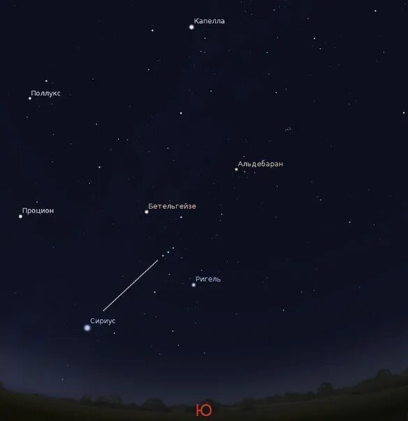 3 звезды подряд. Сириус и Орион на Звездном небе. Сириус звезда на небе. Сириус на ночном небе. Самая яркая звезда в ночном небе.