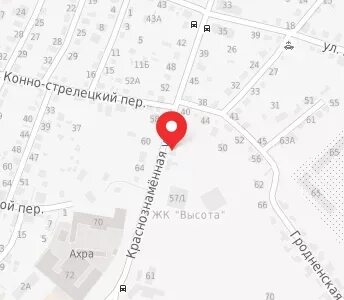 Ул краснознаменная воронеж карта