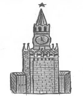 Рисунок спасской башни