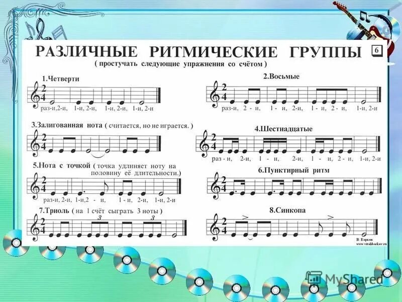 Музыкальный размер детям