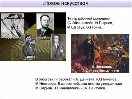 Художественная культура в 1914 1930 гг презентация