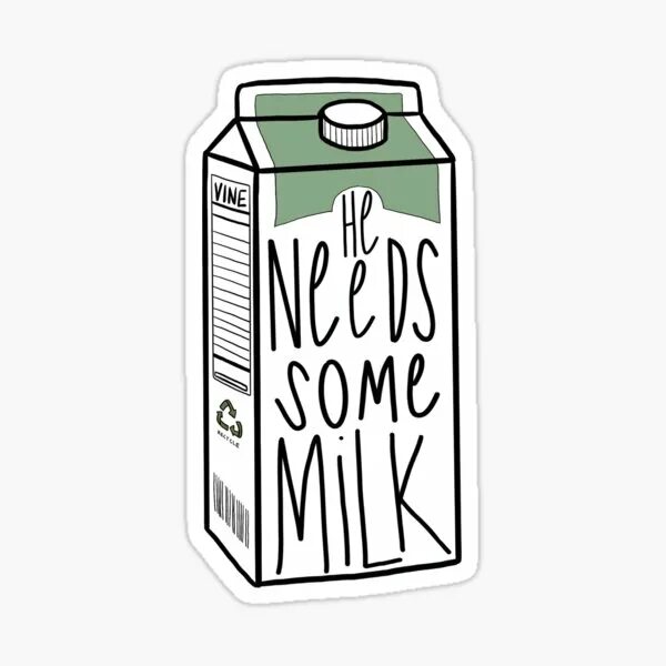 Is there some milk left. Молоко Мем. Наклейки молоко. Мемы про молоко. Эстетичные наклейки молоко.