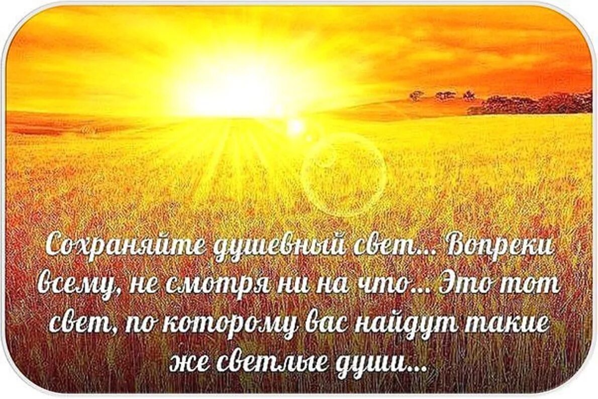 Светлых вам дней в жизни