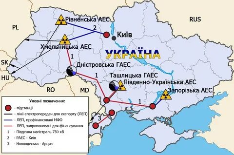 Электростанции украины