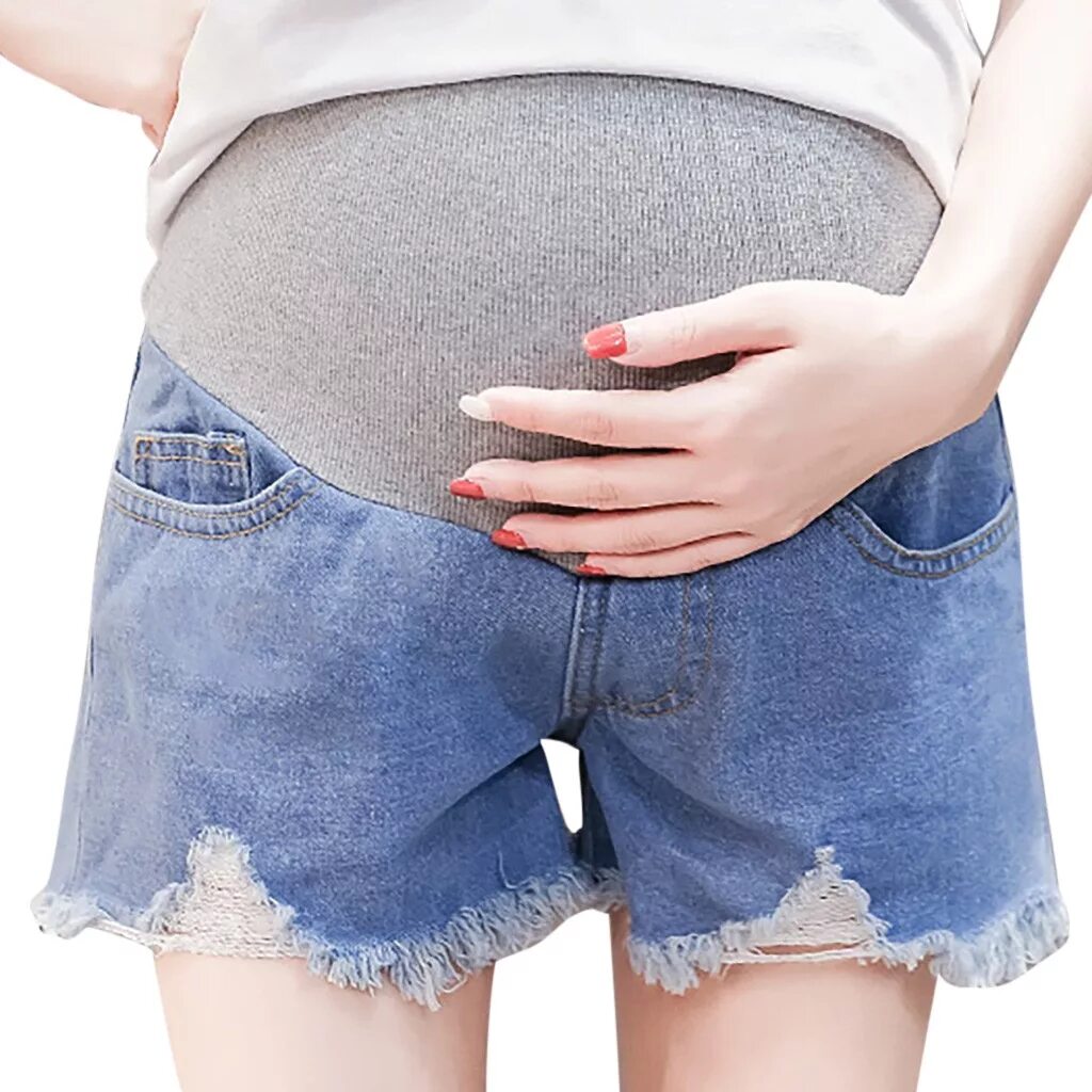 Джинсовые шорты для беременных. Шорты женские для беременных. Шорты для беременных на лето. Беременные в шортах.