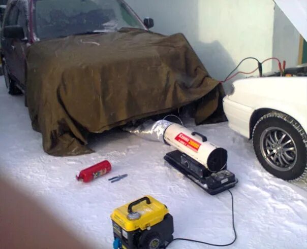 Сколько отогревают авто. Оборудование для отогрева автомобиля. тепловая пушка для отогрева автомобиля. отогрев авто дизельной пушкой. насадка на дизельную пушку для отогрева авто.