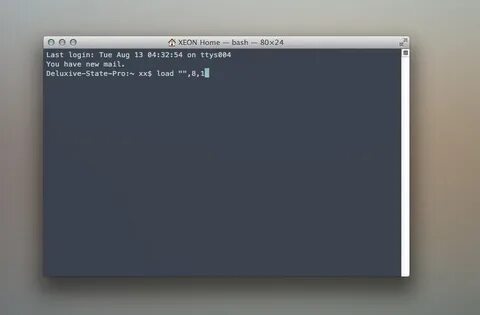 Mac terminal