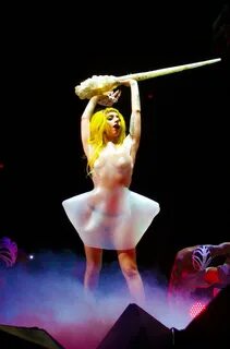 Lady Gaga, Monster Ball Tour I bet I could make this dress with the right m...