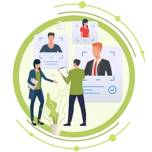 Человек за компьютером. Люди на совещании. Человек сидит в социальных сетях. Компьютерные иллюстрации. Команда создания пользователей.