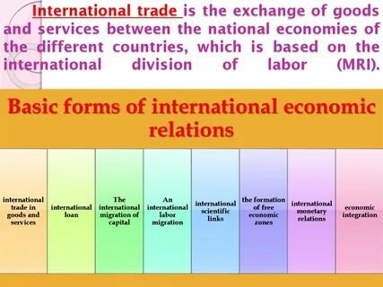 1 of international trade