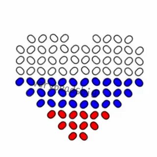 Флаги из бисера крестиком