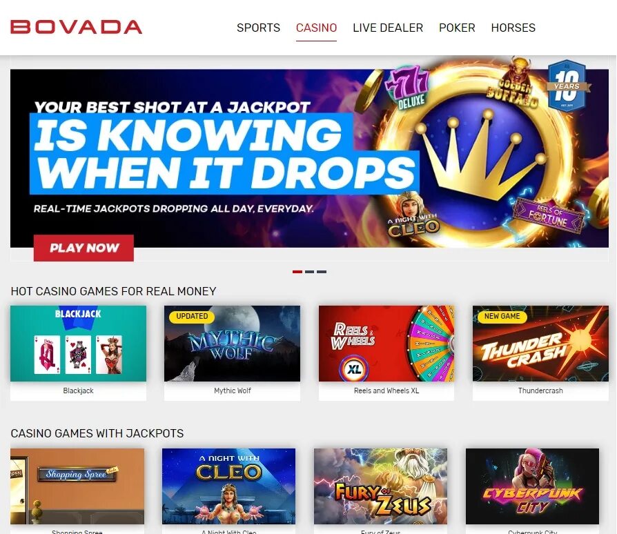 Bovada Casino. Bovada Poker.