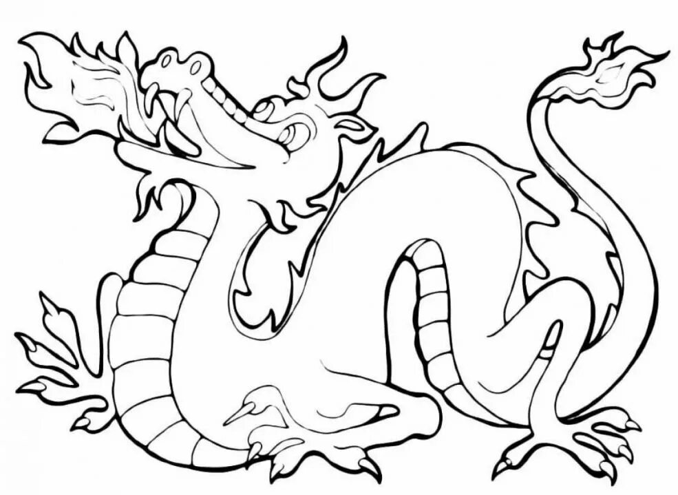 Рисунок дракончика на новый год. Китайский дракон раскраска. Китайский дракон трафарет. Раскраски китайских драконов. Китайский дракон раскраска для детей.