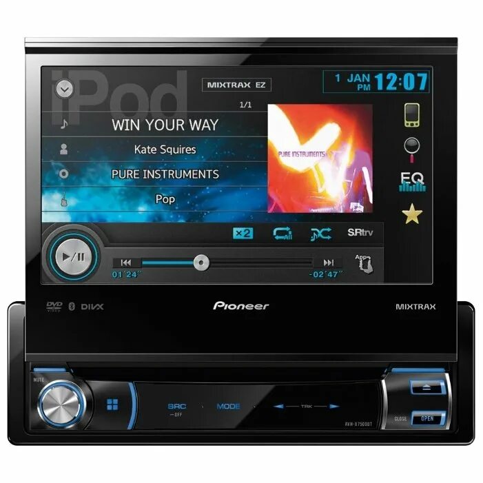 Магнитолы с экраном цены. AVH 7500bt. Пионер AVH x7500bt. Pioneer mixtrax x7500. Pioneer магнитола AVH x7500.