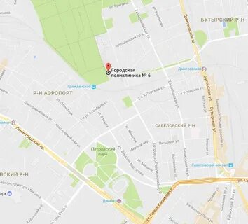 Территория обслуживания детских поликлиник