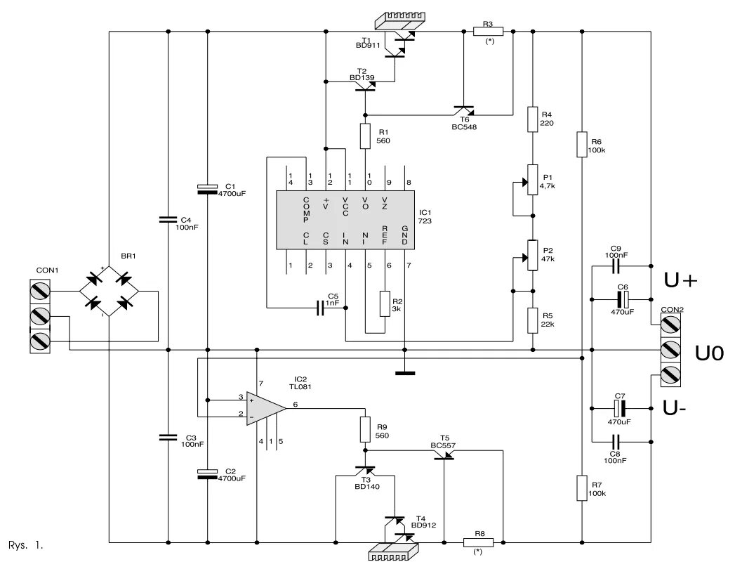 Lm723 блок питания схема First power supply build woes Page 1 Power supply, Power supply design, Electr