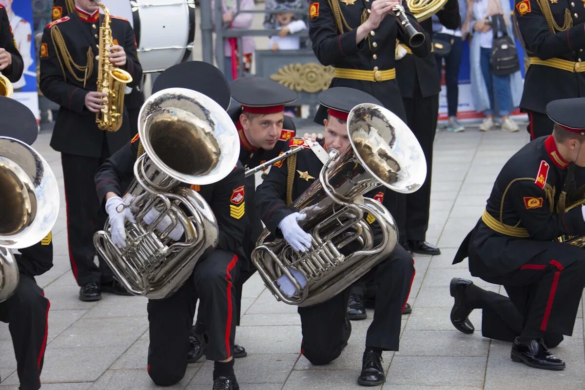 Московский духовой оркестр. М. М. Московский кадетский музыкальный корпус. Военно духовой оркестр.