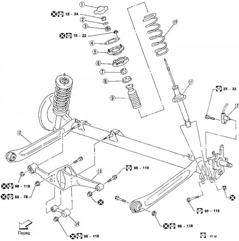 Задняя ходовая Ниссан Альмера н16. Задняя стойка Ниссан Альмера н16 схема сборки. Подвеска Nissan Almera g15 схема. Задняя часть подвески Ниссан Альмера н 16.