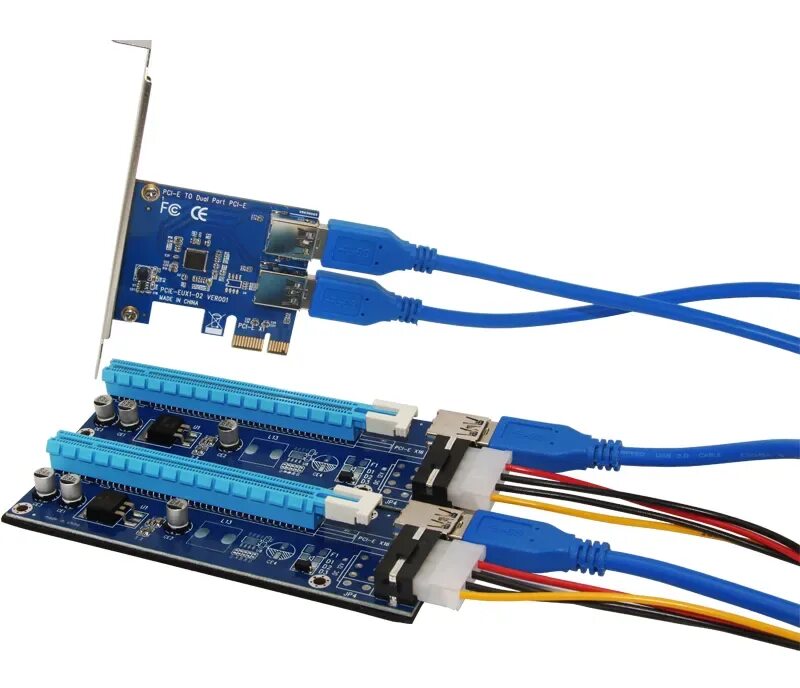 Pci e x1 переходник. Райзер PCI-E x1 на PCI-E x1. Райзер PCIE to 2 PCI. Райзер PCI-E x16 на 4 УСБ. Райзер x1-x16.