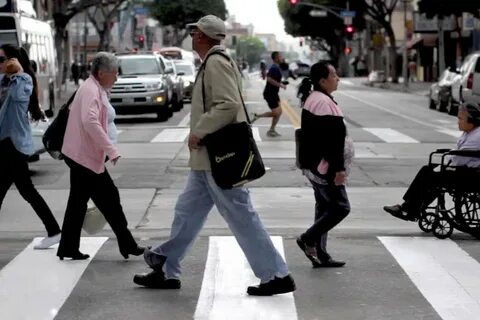 Walking across