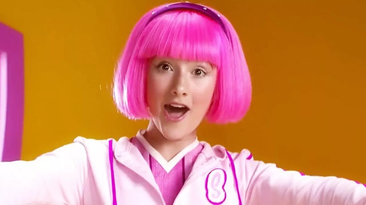 Розовая девочка из лентяево. Лентяево стефани. lazy town стефани. лентяево стефани 1. маурьелло, джулианна роуз.