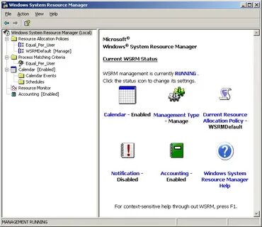 Microsoft windows manager