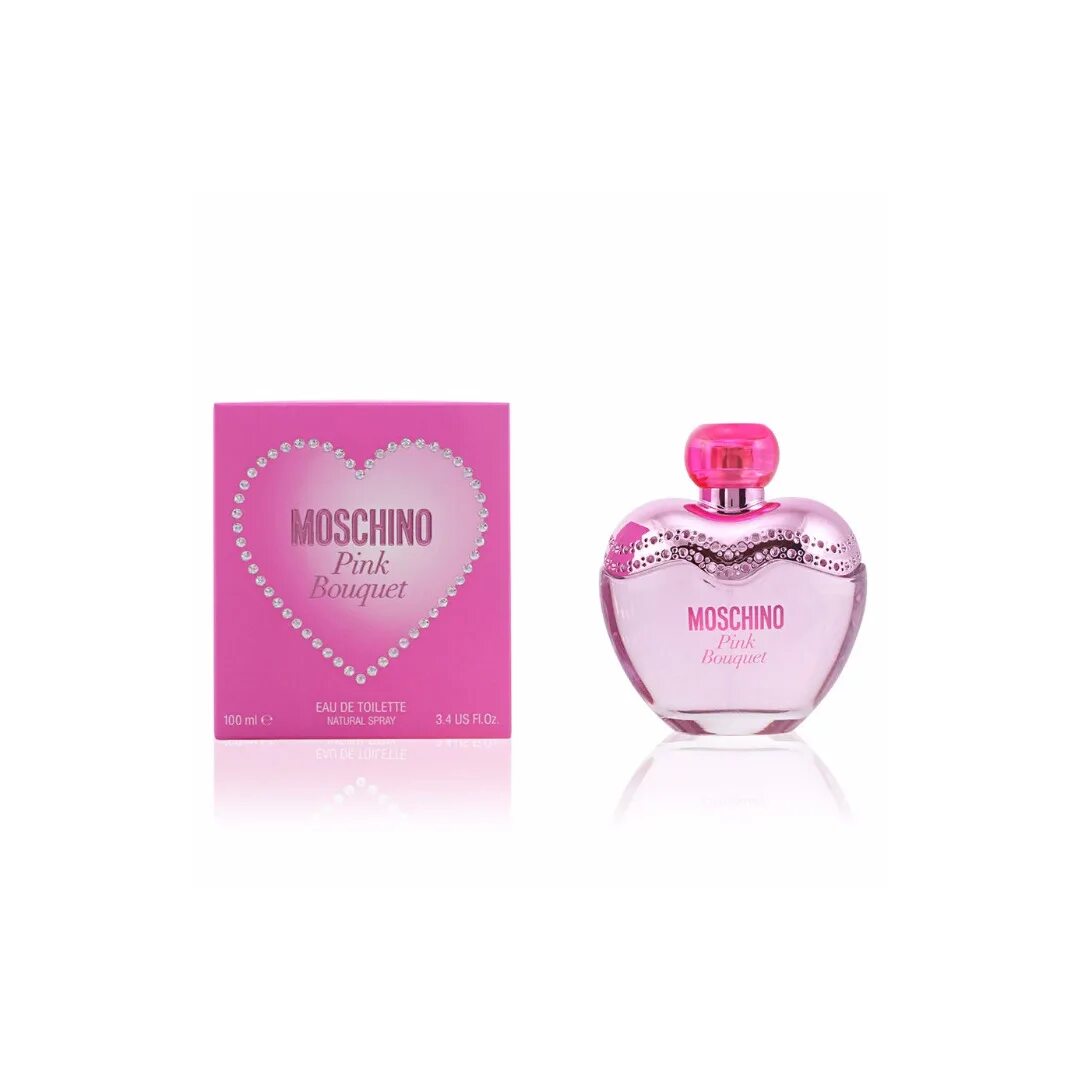 Москино духи яблоко. Moschino Pink Bouquet 100 мл. Moschino Pink Bouquet духи женские. Туалетная вода Moschino Pink Bouquet Letual. Духи Moschino розовые 50 мл.