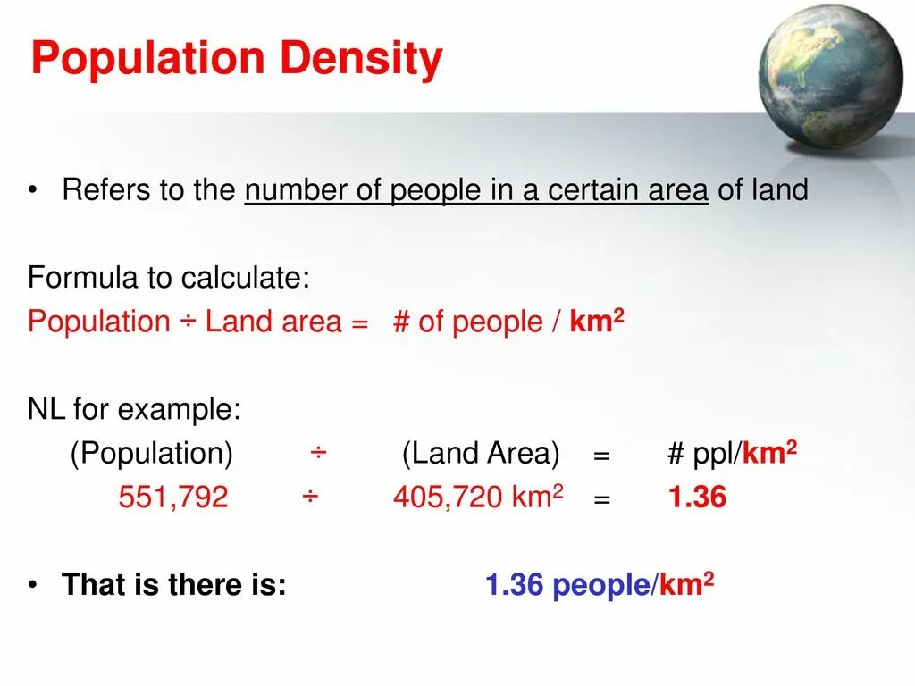 According to the number of