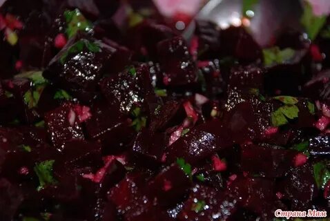 Свекла с жареными огурцами