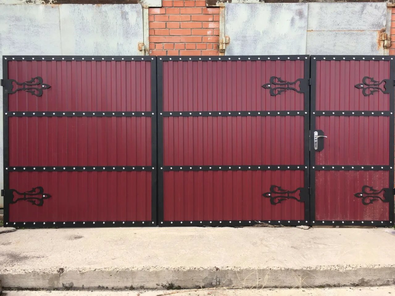 Купить каркас распашных ворот 5000х2000 по низкой цене в Екатеринбурге - ЗаборДо