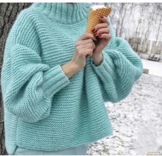 Вязаный оверсайз