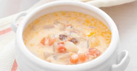 Рыбный суп с сыром