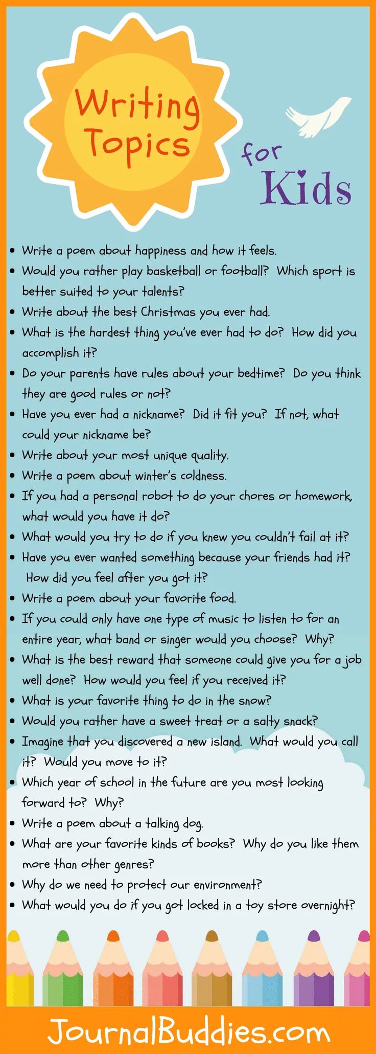 Choose one of the topics to write. Writing topics. topics for kids. topic for writing. short topics for kids.