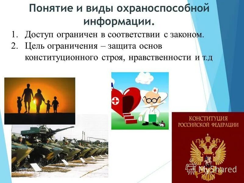 Признак не относящийся к охраноспособной информации это. Признак не относящийся к охраноспособной информации это