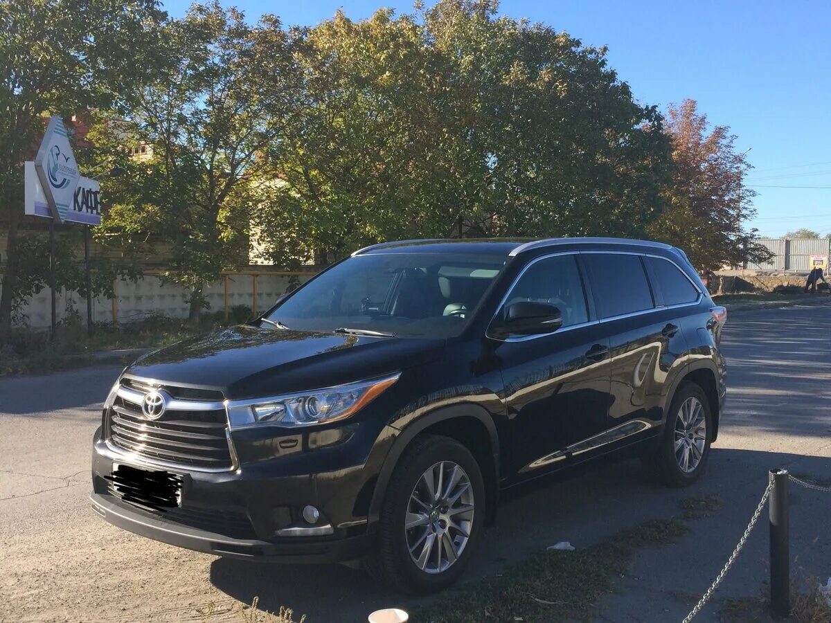 Toyota highlander iii 2014. Toyota highlander 2015 черный. Тойота хайлендер 2014. Toyota highlander 50. Toyota highlander ii (u40) рестайлинг.