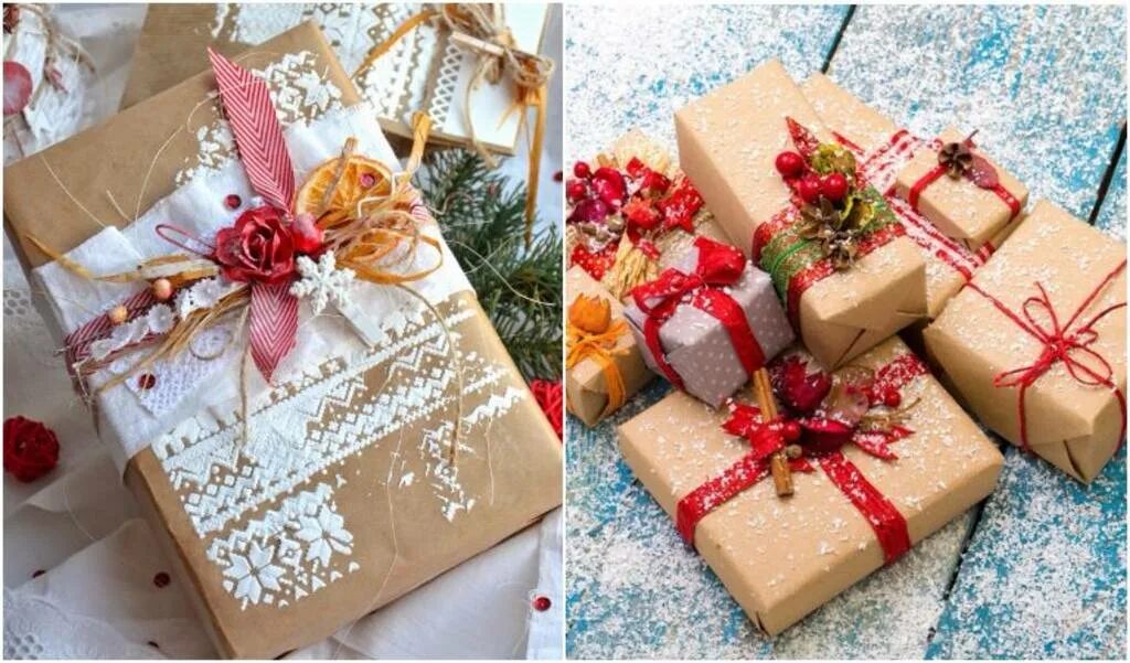Упаковка новогодних подарков. Новогодняя упаковка маленького подарка. Идеи упаковки новогодних подарков. Креативная Новогодняя упаковка.