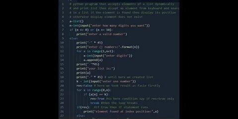 Python list element index