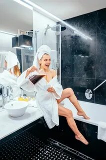 Красиво вышла из душа