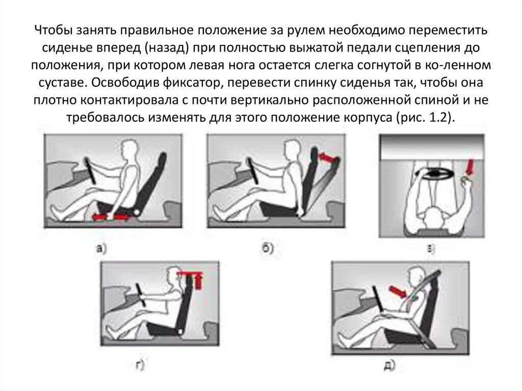 Правильная регулировка автомобильного кресла. Как установить правильно водительское сиденье. Правильно настроить сиденье водителя. Регулировка положения сиденья водителя легкового автомобиля. Правила водителя за рулем