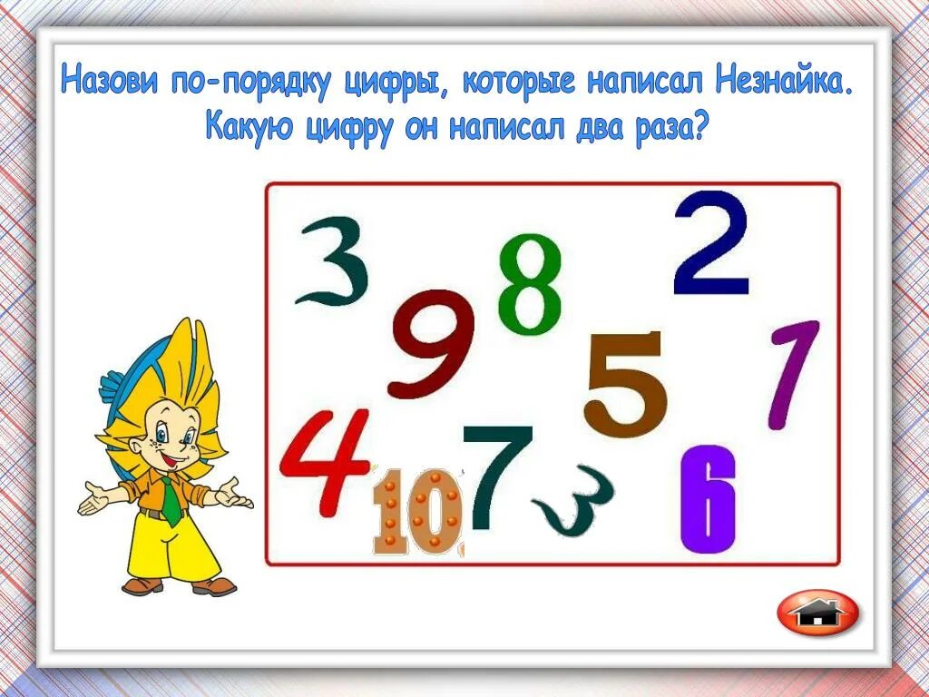 Внимание какое число. Найди цифру. Цифры по порядку. Назови по порядку. Назови цифру.