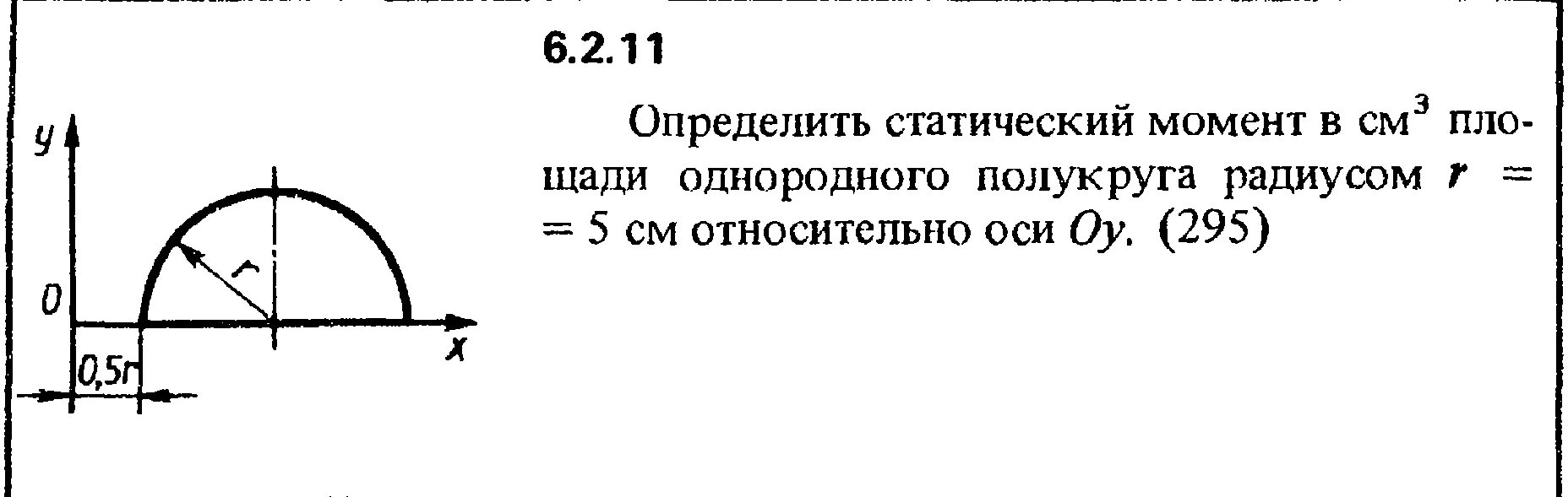 Формула полукруга. Статический момент полукруга. Осевой момент полукруга. Статический момент полукольца. Момент инерции полукруга.