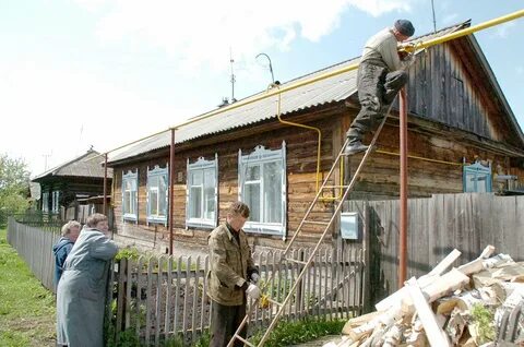 Газа в частном доме села