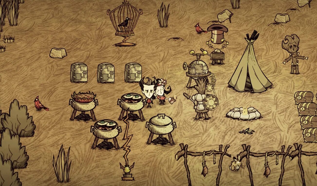 Don t starve можно ли играть вдвоем. Don&#039;t starve игра. донт старв. донстар персонажи, мобы. донстарф герои пальмы.