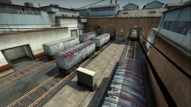 Train cs go. Де трейн кс 1.6. б плент трейн кс 1.6. de_nuke в реальной жизни. кс го карта nuke train.