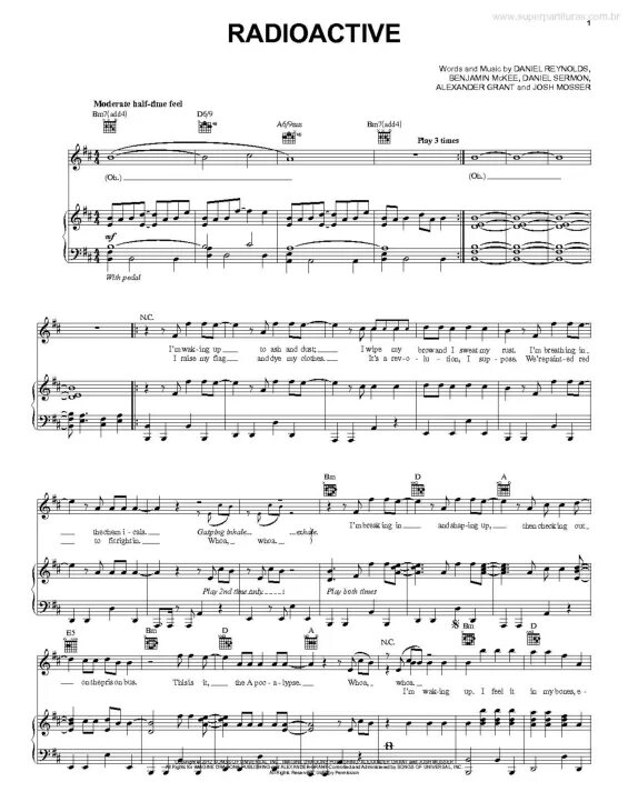 Радиоактив imagine. Radioactive ноты. radioactive imagine dragons ноты. имеджин драгонс радиоактив ноты. radioactive пианино.