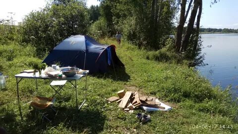 Водохранилища с палатками