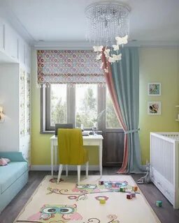 Детская с окном и балконом
