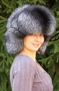 Ушанка чернобурка