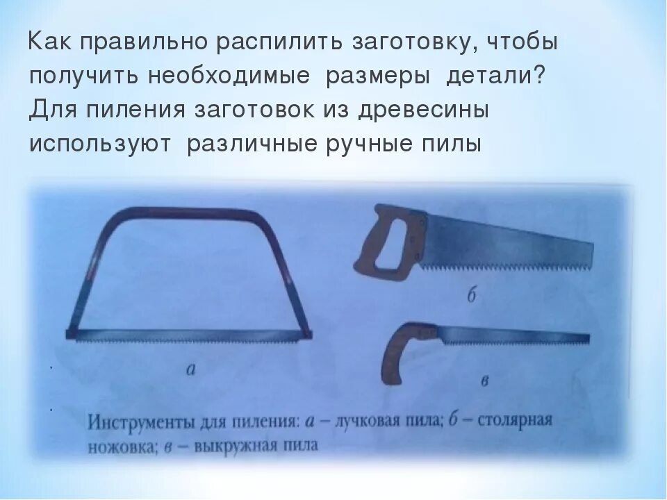 Как пишется ножовка. Приспособление для пиления древесины. Приспособления для пиления древесины из заготовок. Пиление заготовок из древесины. Технология- инструменты для пиления заготовок из древесины.